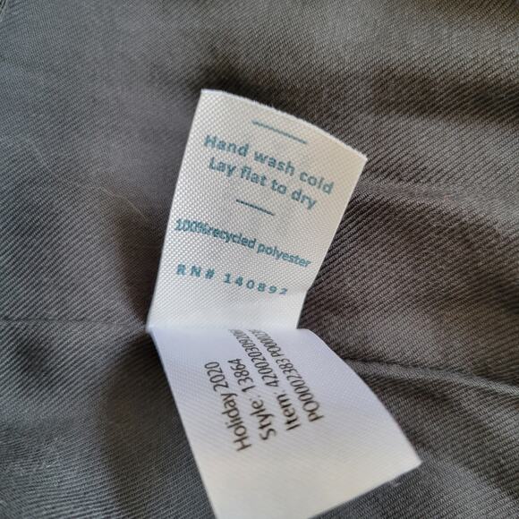 Marine Layer Stephanie Cocoon Coat Gray Buffalo Check Recycled Women XL - Picture 15 of 15